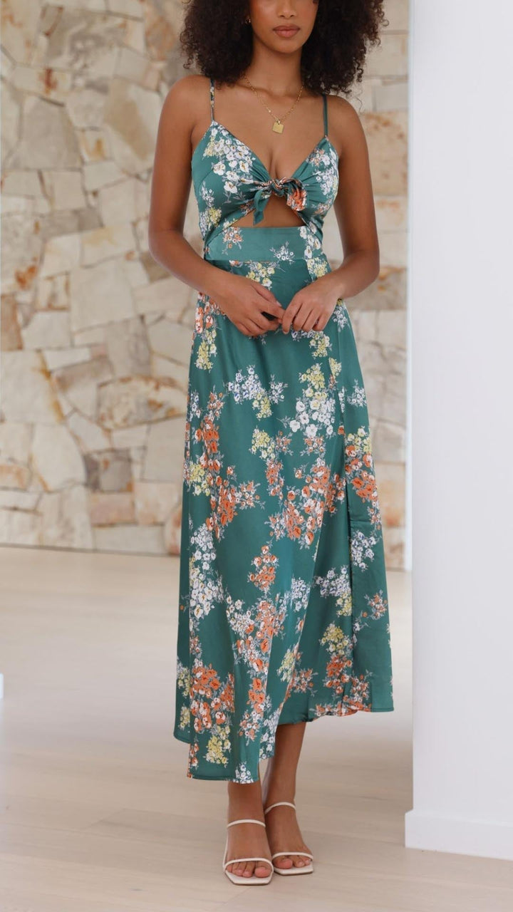 Aurora | Floral Midi Dress