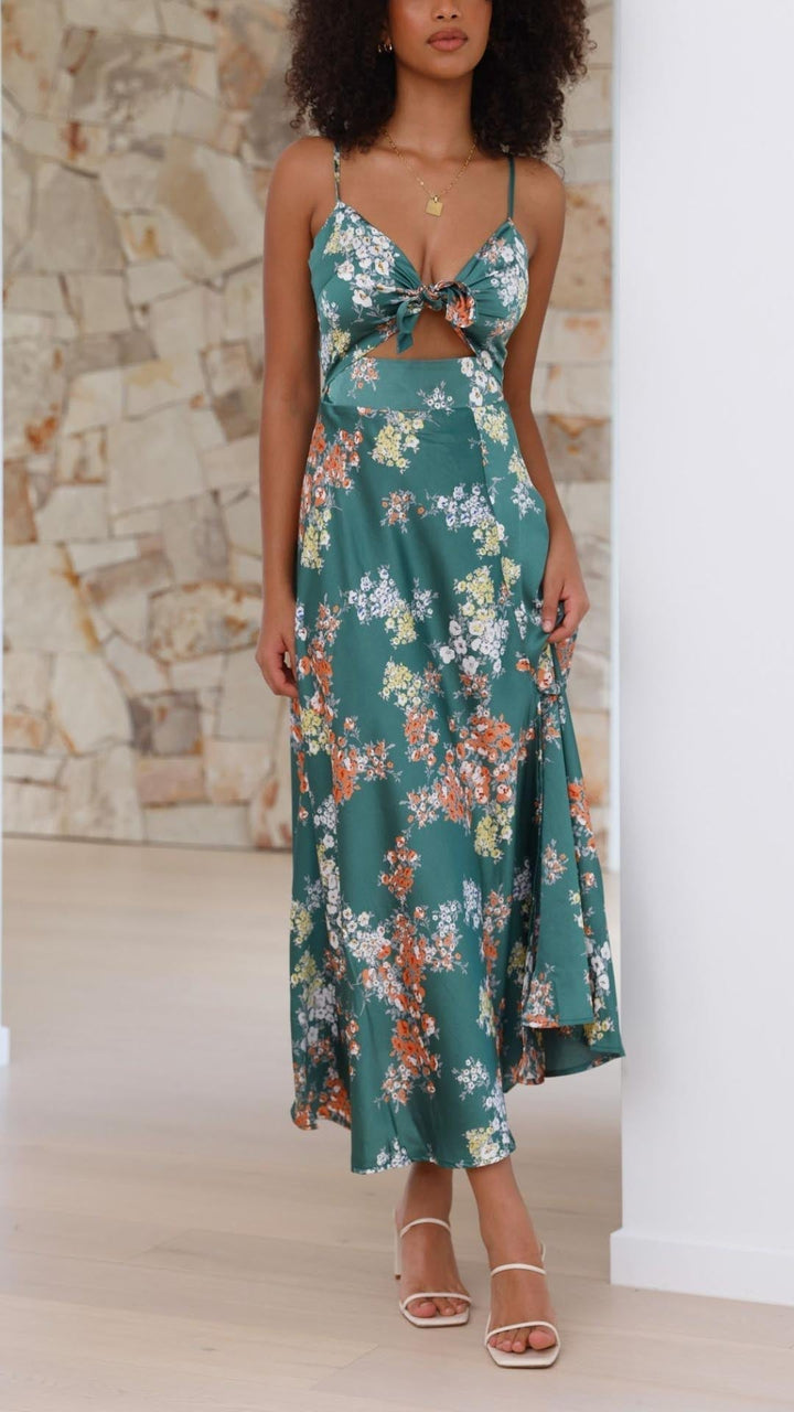 Aurora | Floral Midi Dress