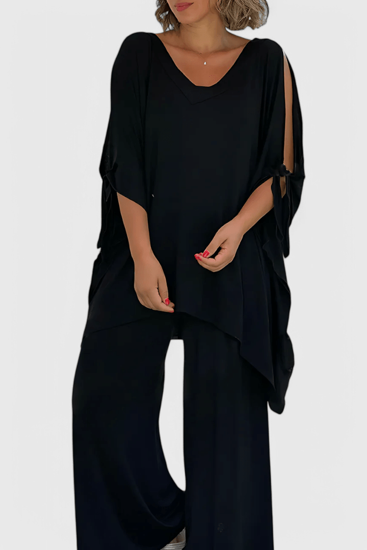 Cecilia | Two-Piece Set with Off-Shoulder Detail