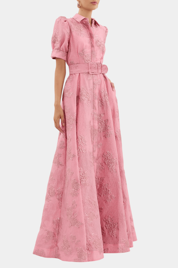 Celestine | Puff Sleeve Maxi Dress