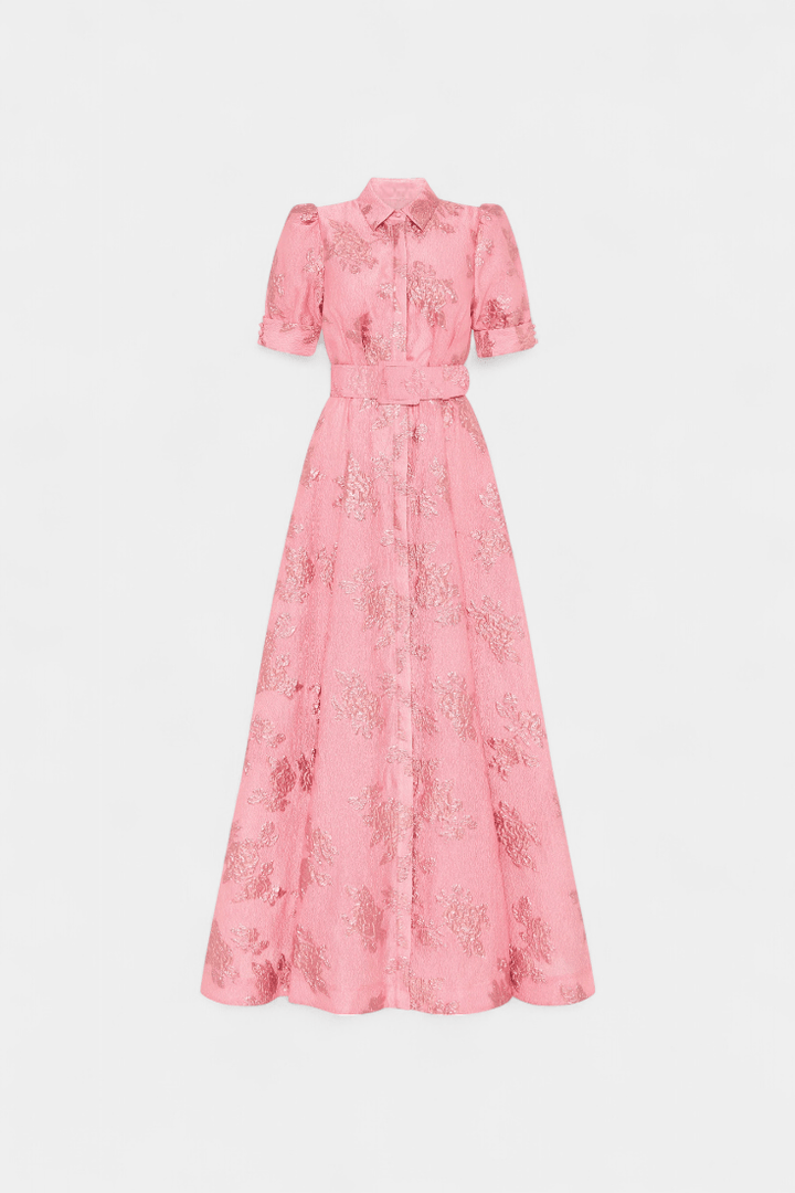 Celestine | Puff Sleeve Maxi Dress