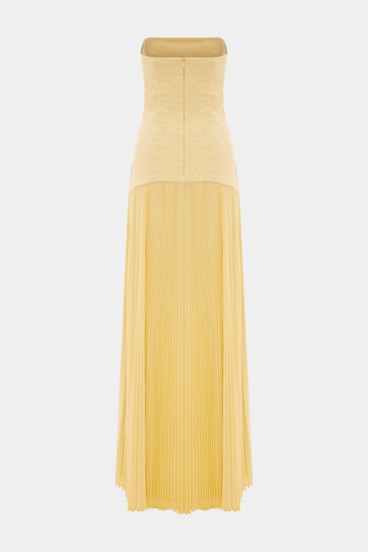 Deia | Flared Sleeve Mesh Maxi Dress