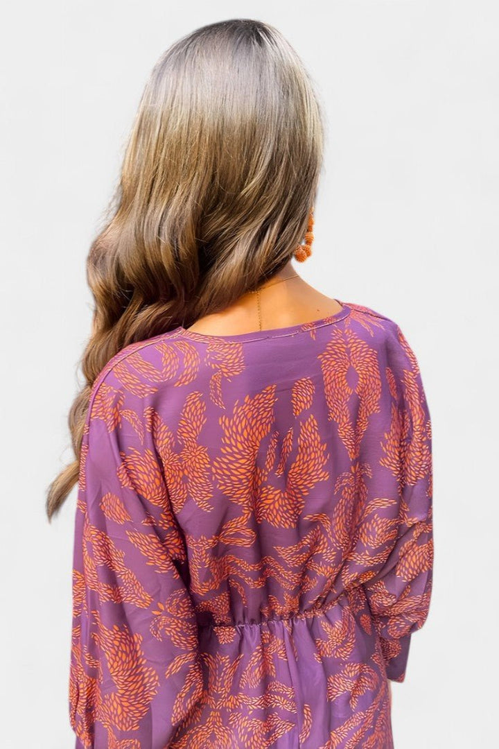 Elara | Knotted V-Neck Soft Dress