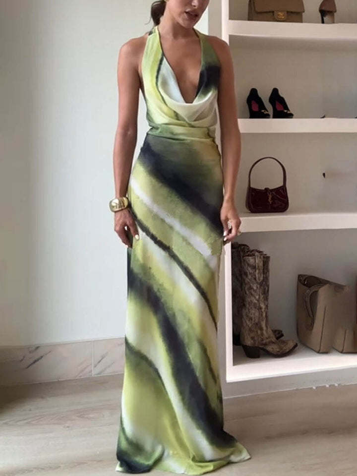 Ella | Tie-Dye Ombre Maxi Dress