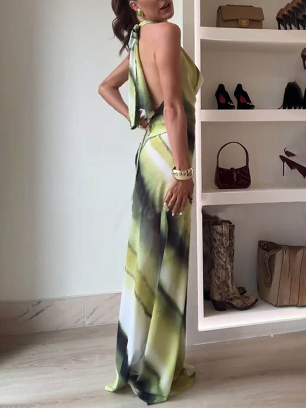 Ella | Tie-Dye Ombre Maxi Dress