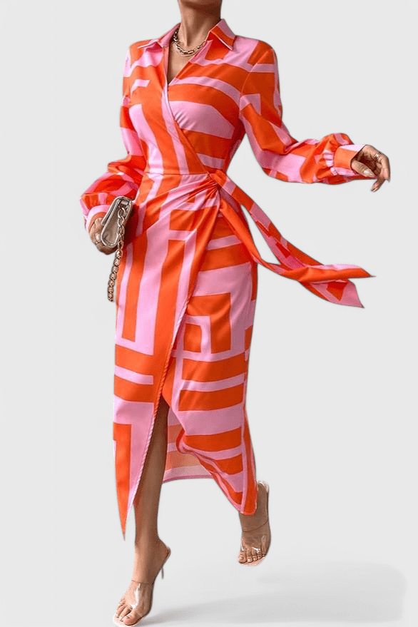 Elodie | Printed Wrap Dress