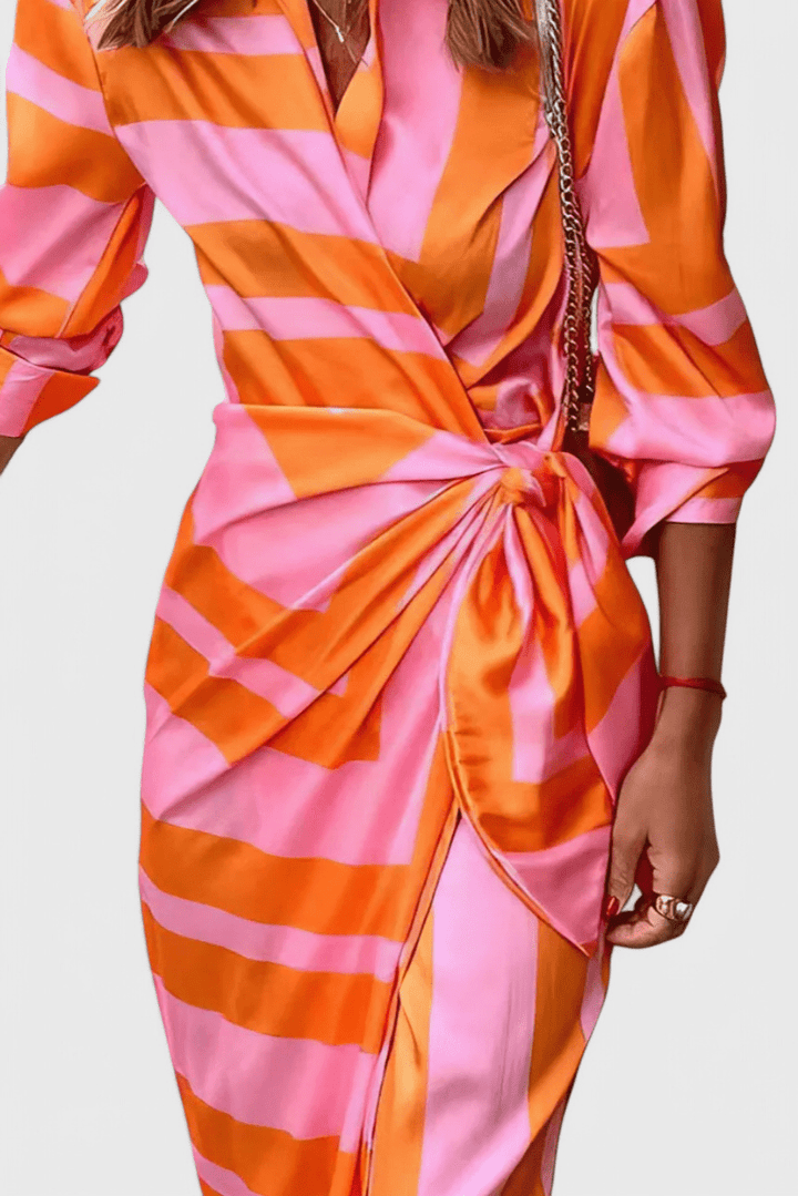 Elodie | Printed Wrap Dress