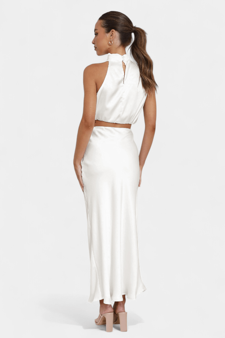 Hanna | Asymmetric Top & Skirt Set
