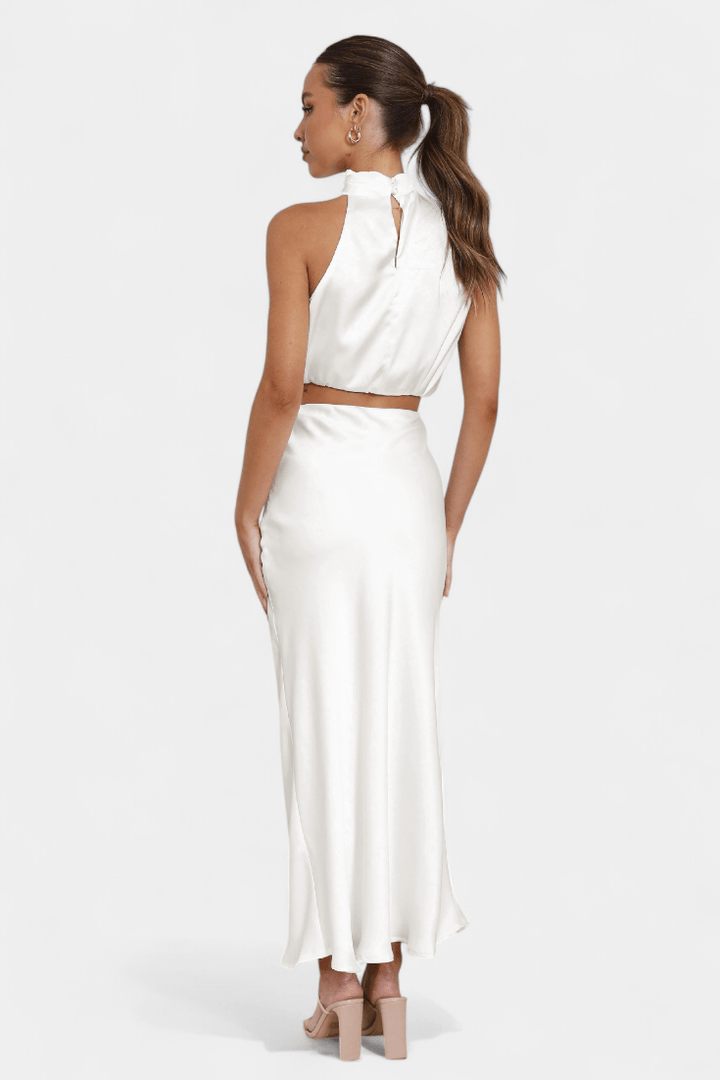 Hanna | Asymmetric Top & Skirt Set