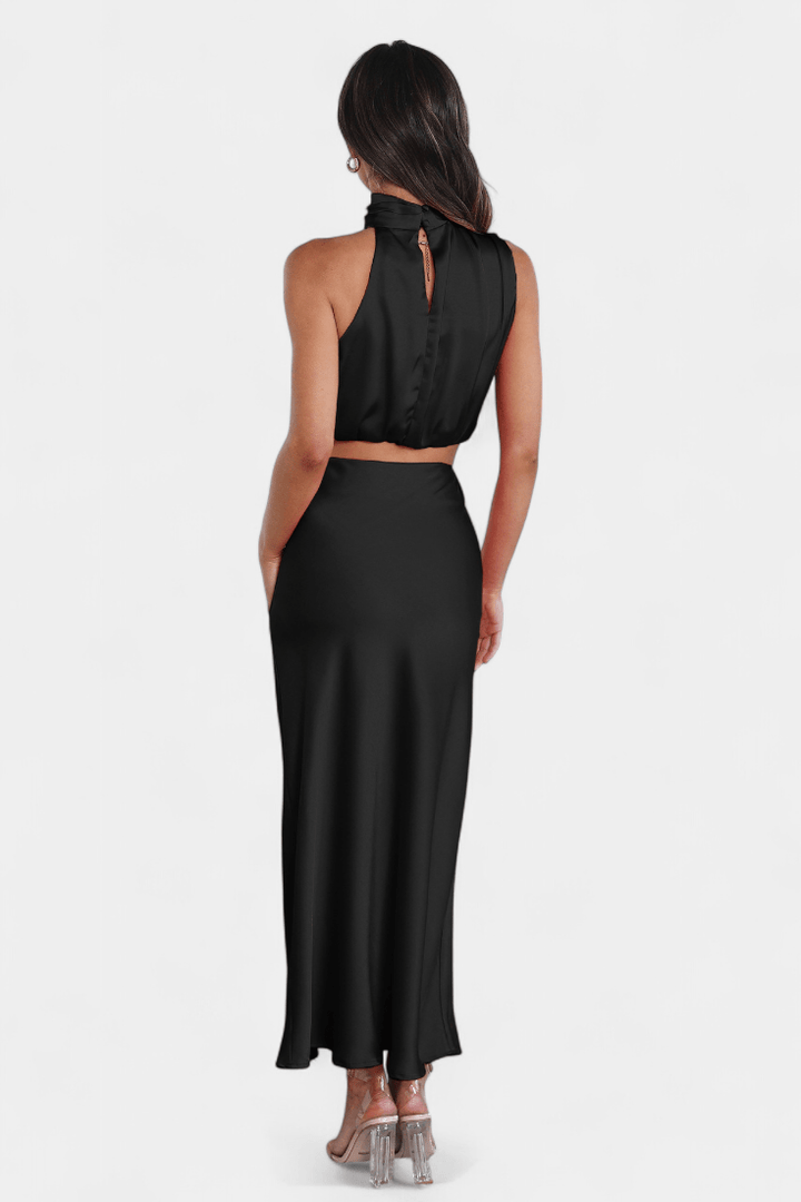 Hanna | Asymmetric Top & Skirt Set