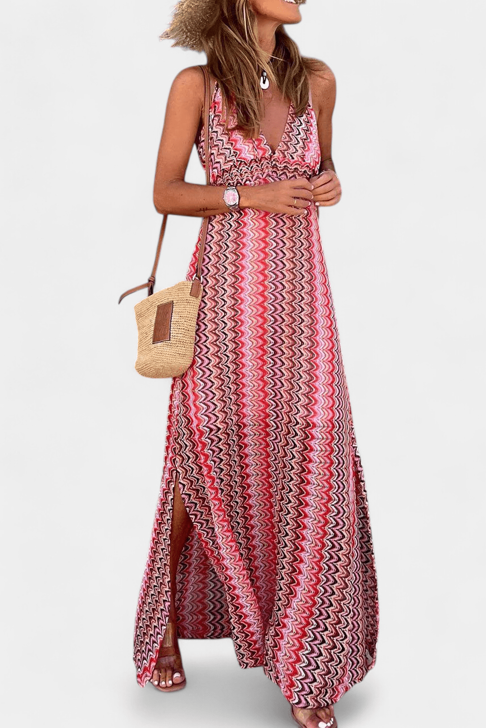 Jeni | Tribal Boho Halter Dress