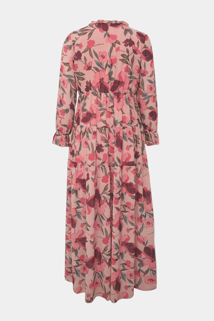 Keti | Long-Sleeve Floral Maxi Dress