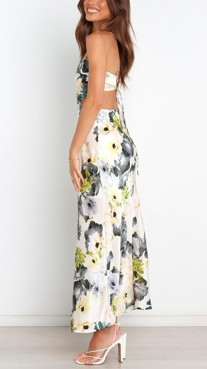 Lena | Floral Elegance Maxi Dress