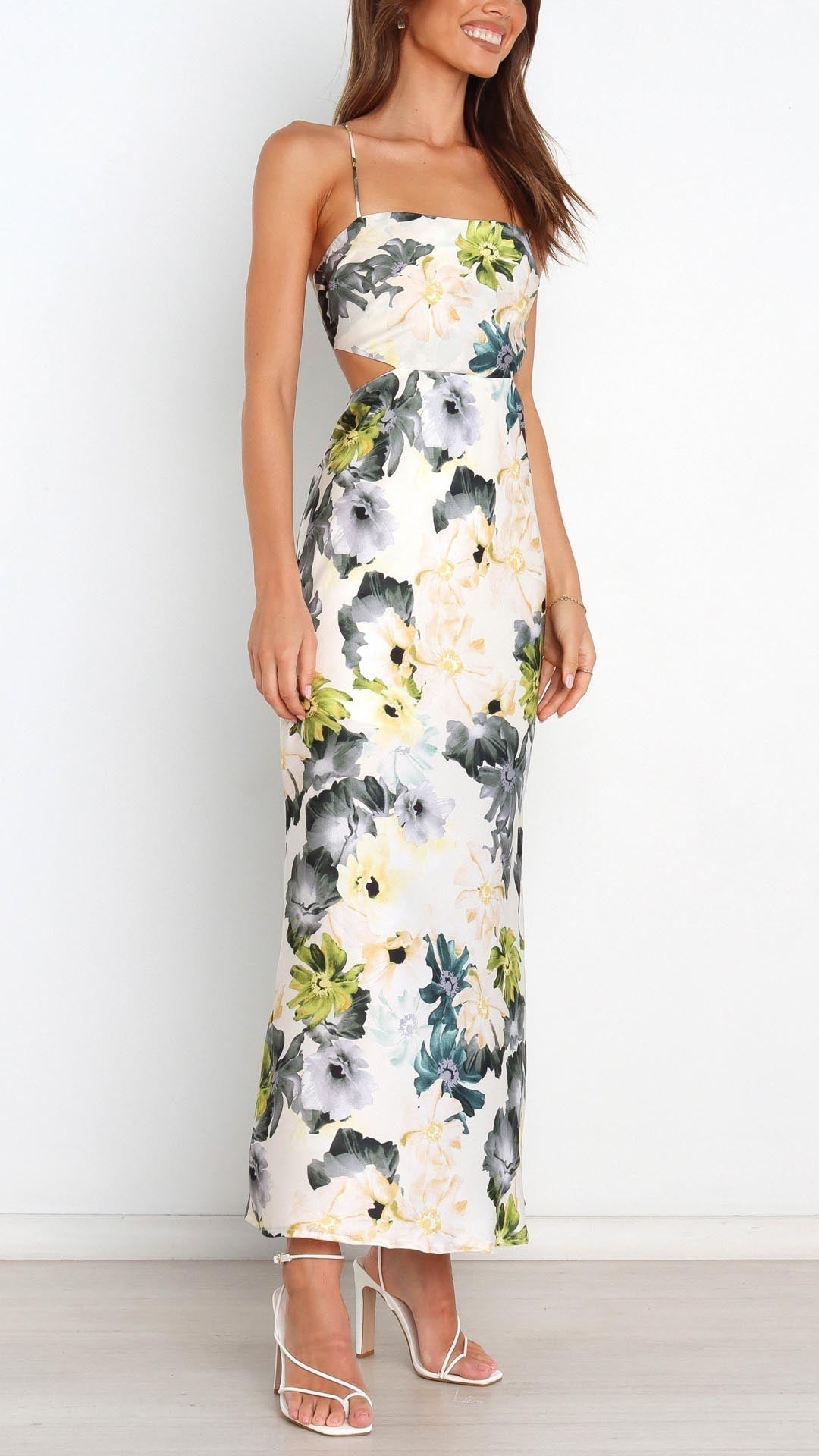 Lena | Floral Elegance Maxi Dress
