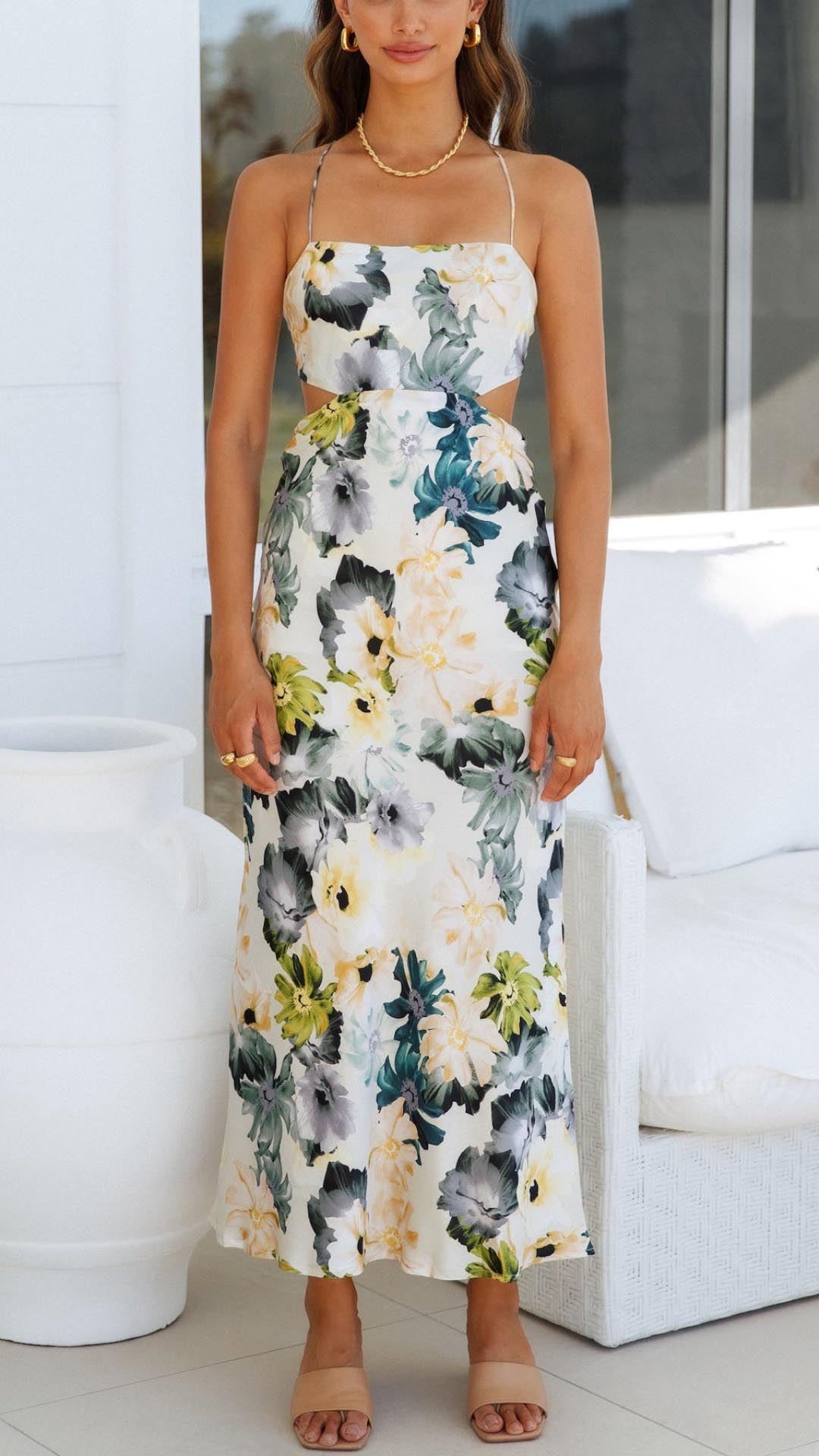 Lena | Floral Elegance Maxi Dress