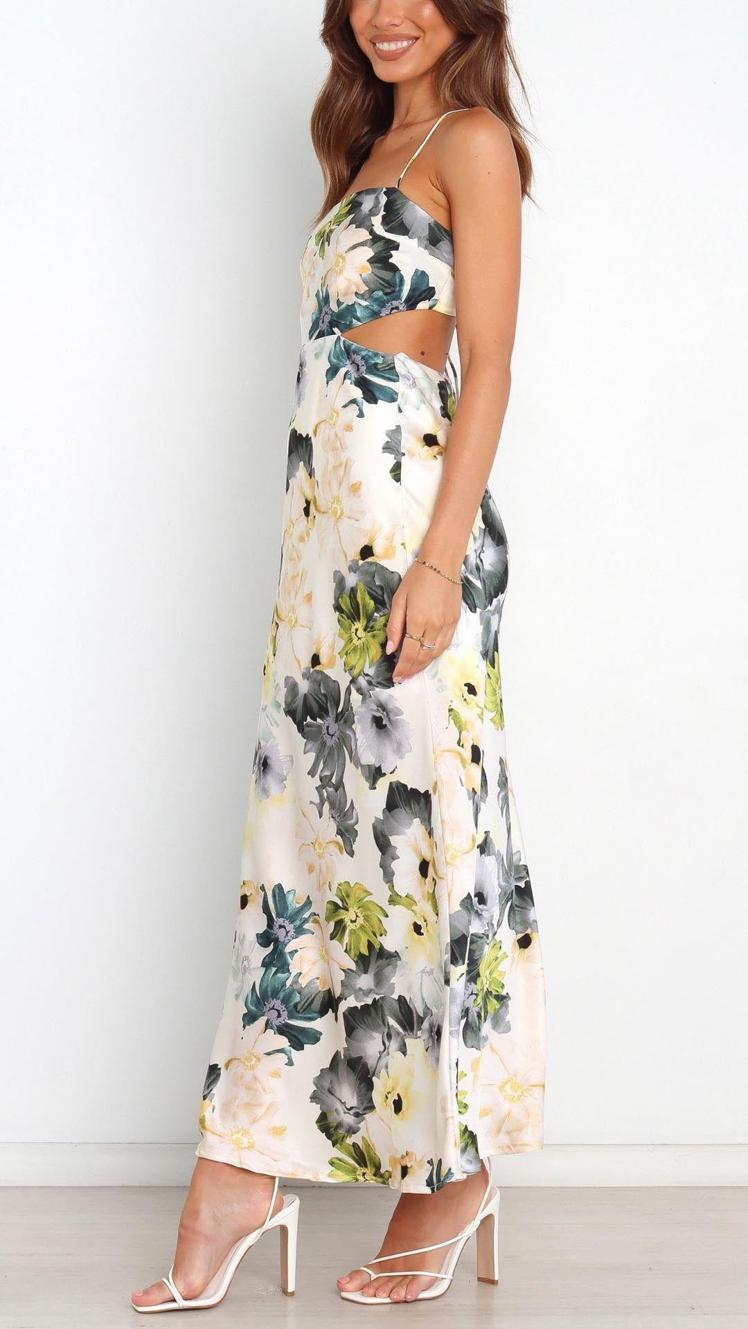 Lena | Floral Elegance Maxi Dress