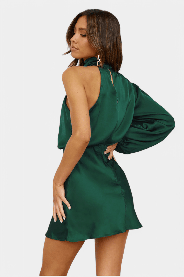Mara | One-Shoulder Draped Dress