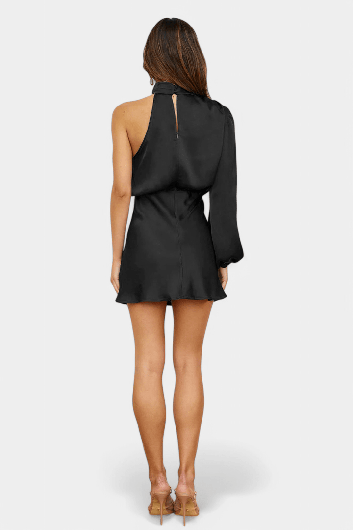 Mara | One-Shoulder Draped Dress