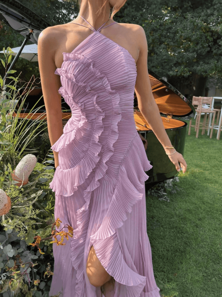 Marina | Pleated Maxi Dress