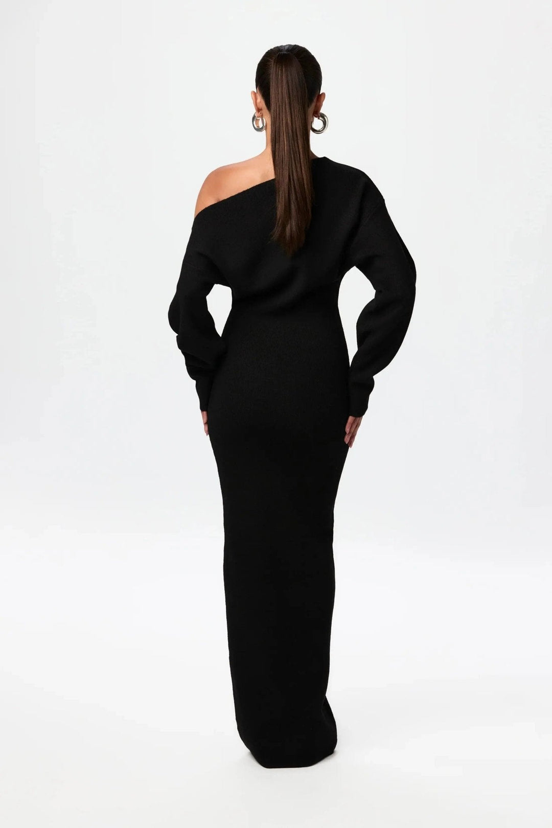 Mila | Off-Shoulder Knit Sweater Dress