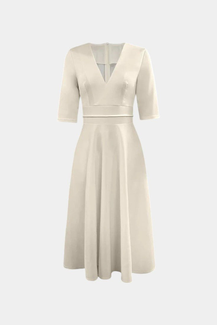 Nylah | A-Line Swing Midi Dress
