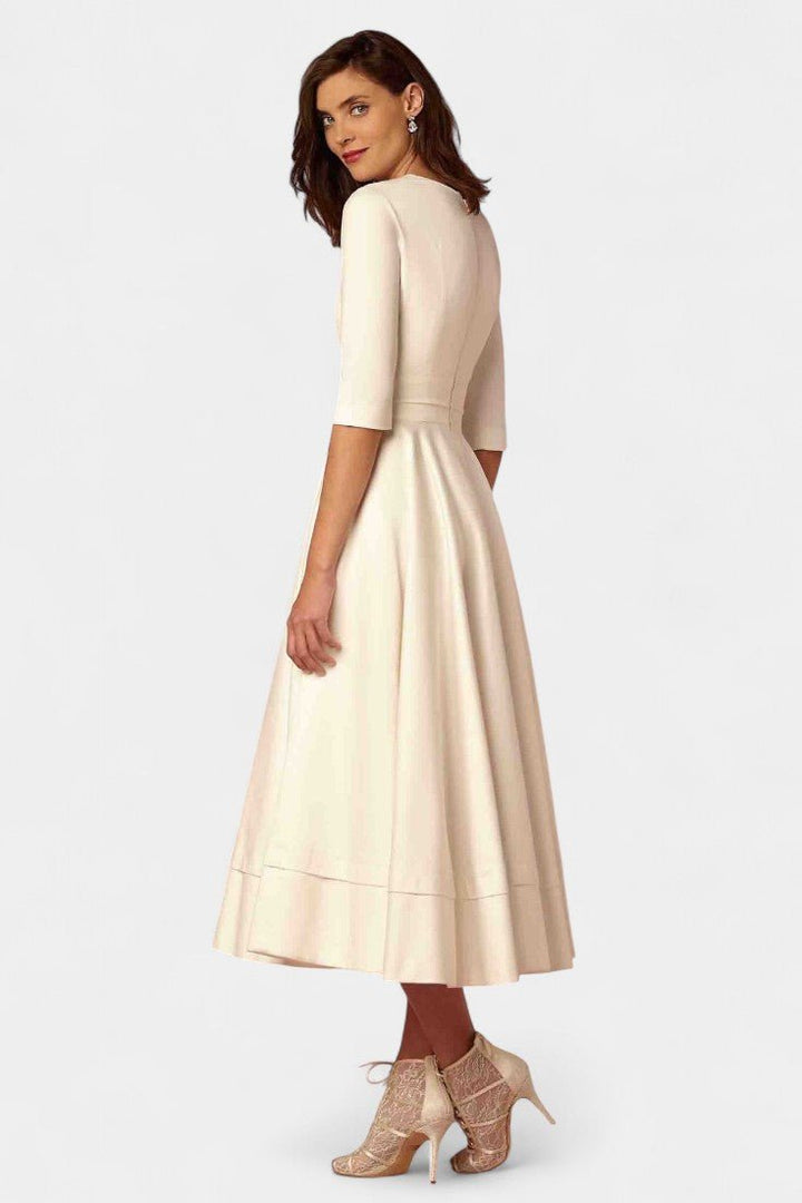 Nylah | A-Line Swing Midi Dress