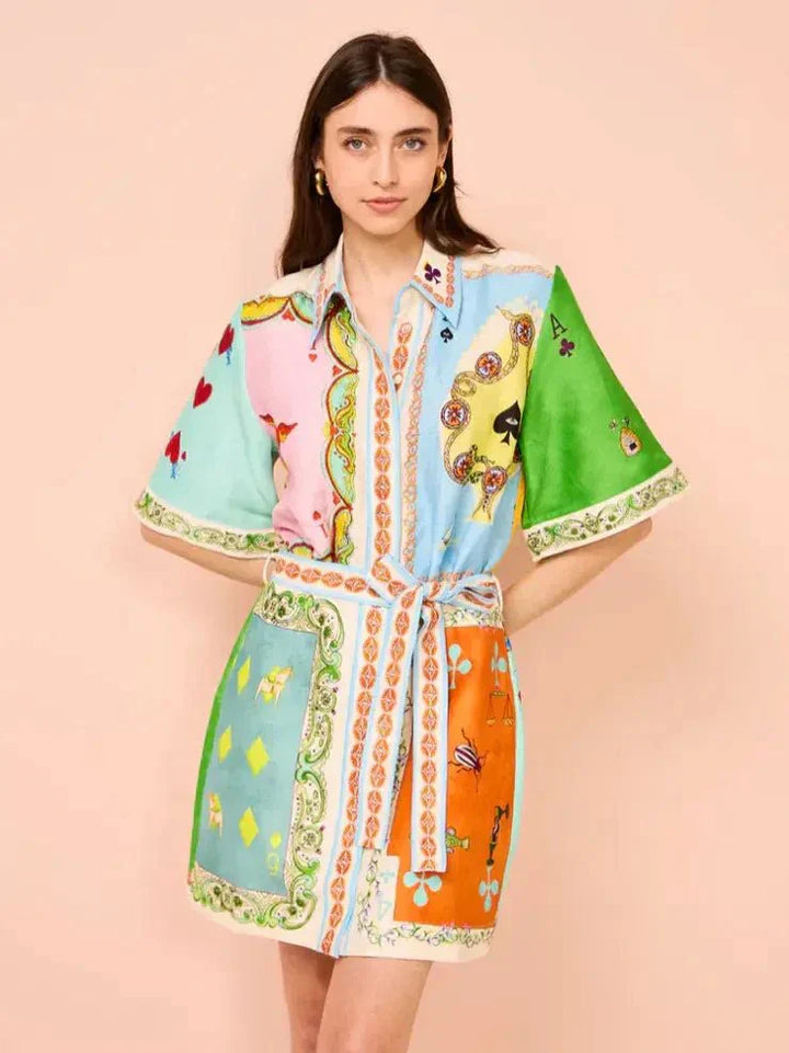 RUMMY | PRINT MINI DRESS