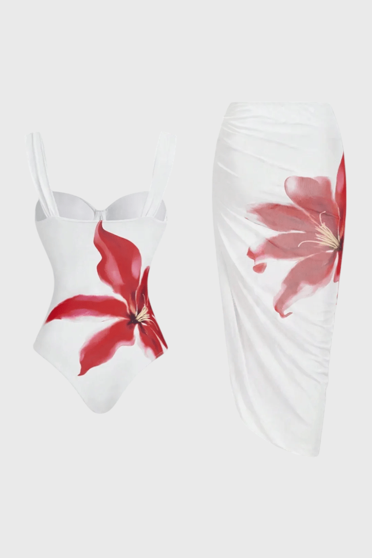 Sarah Floral Two-Piece Swim Set