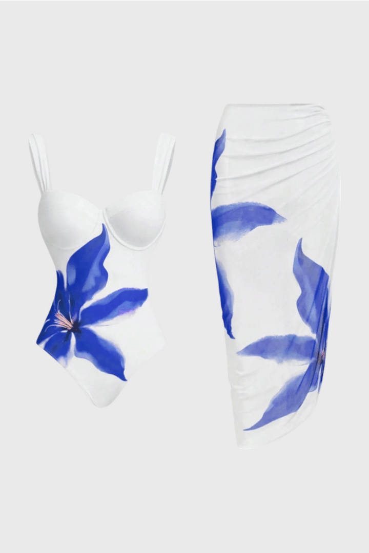 Sarah Floral Two-Piece Swim Set
