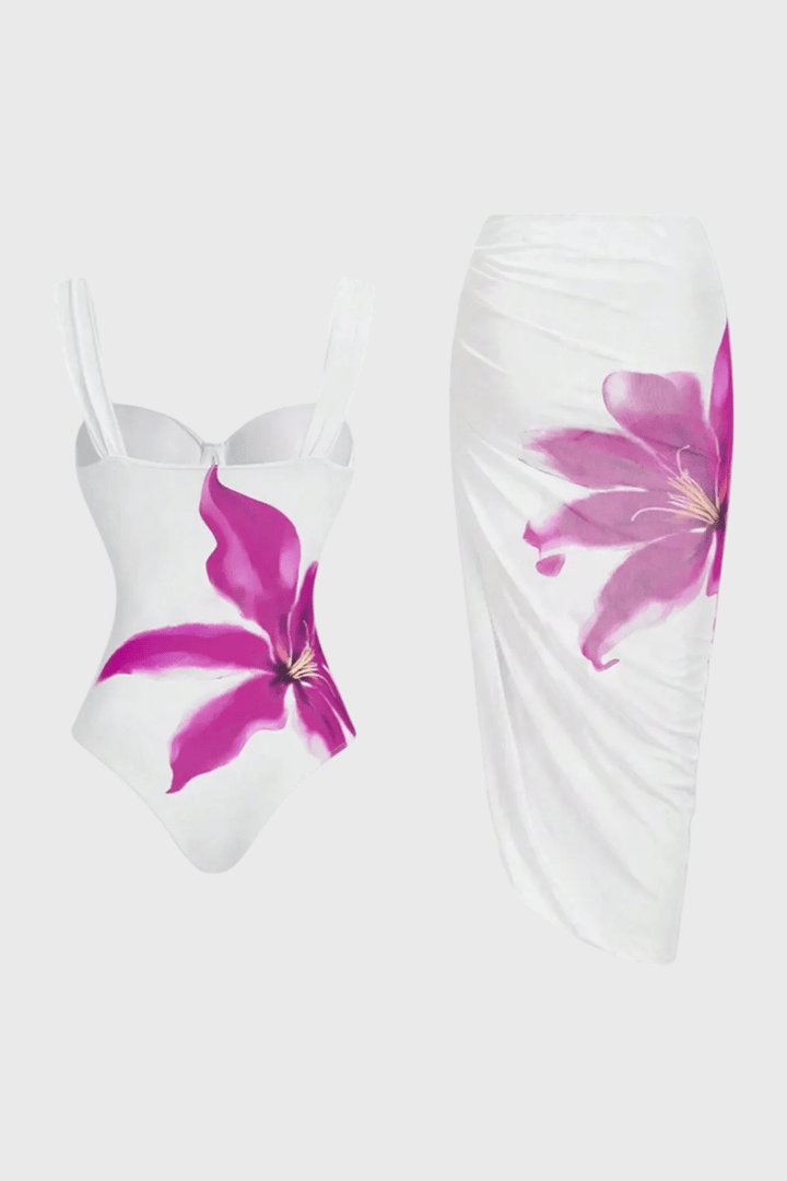 Sarah Floral Two-Piece Swim Set