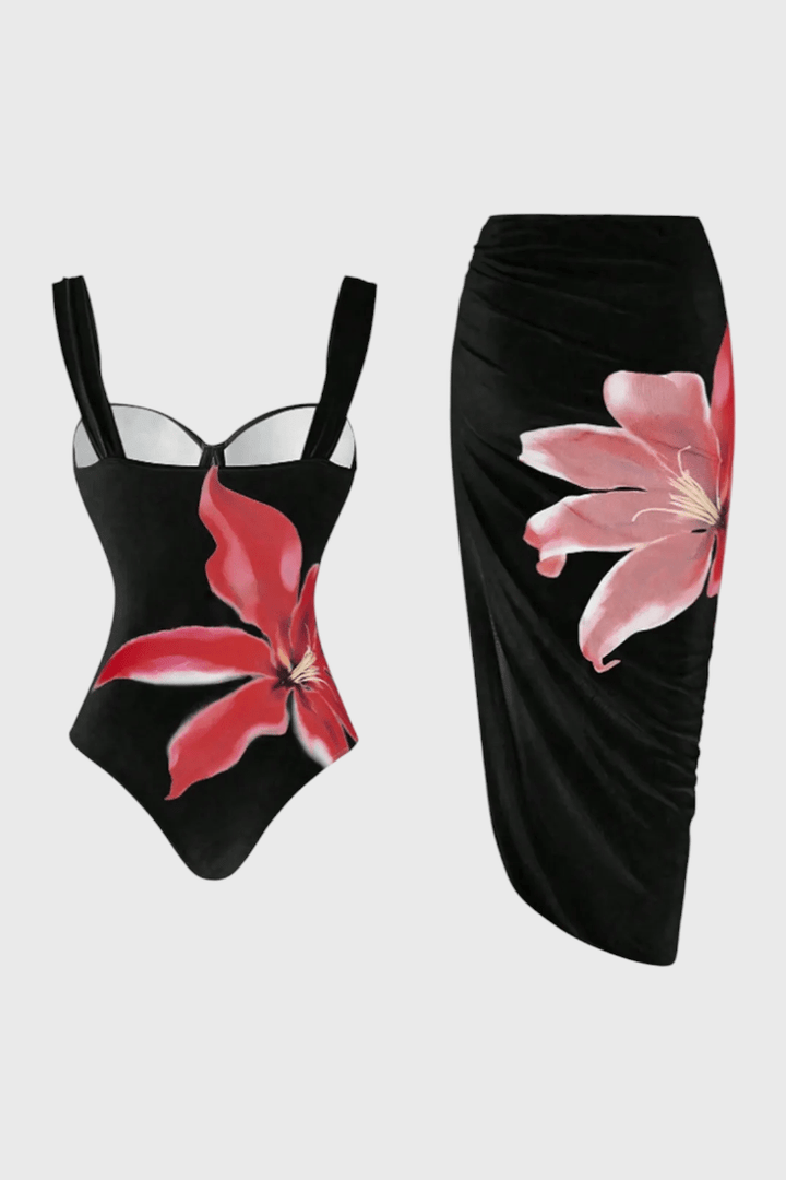Sarah Floral Two-Piece Swim Set