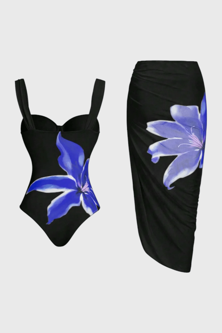 Sarah Floral Two-Piece Swim Set