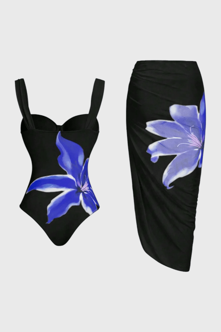 Sarah Floral Two-Piece Swim Set