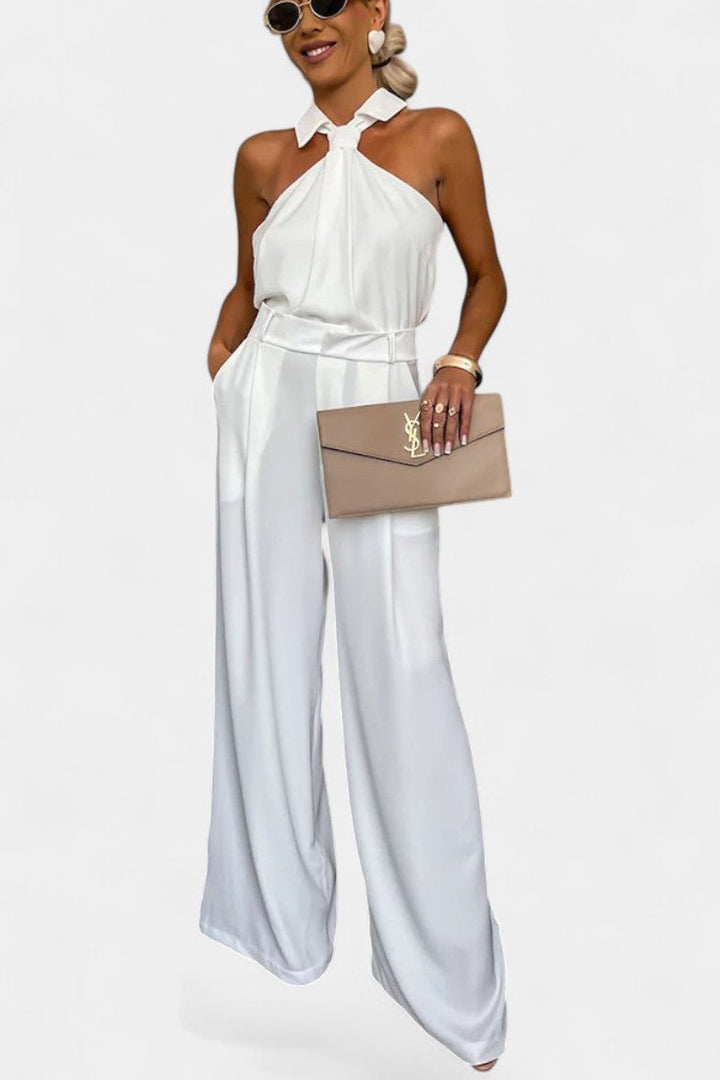 Sibyl | Elegant Halter Two-Piece Set