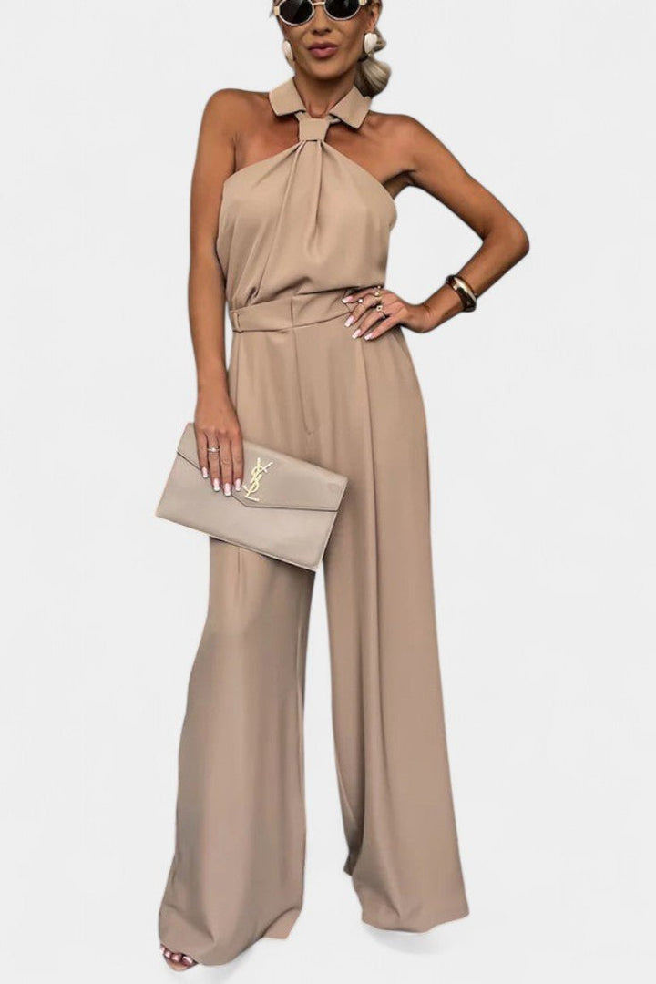 Sibyl | Elegant Halter Two-Piece Set