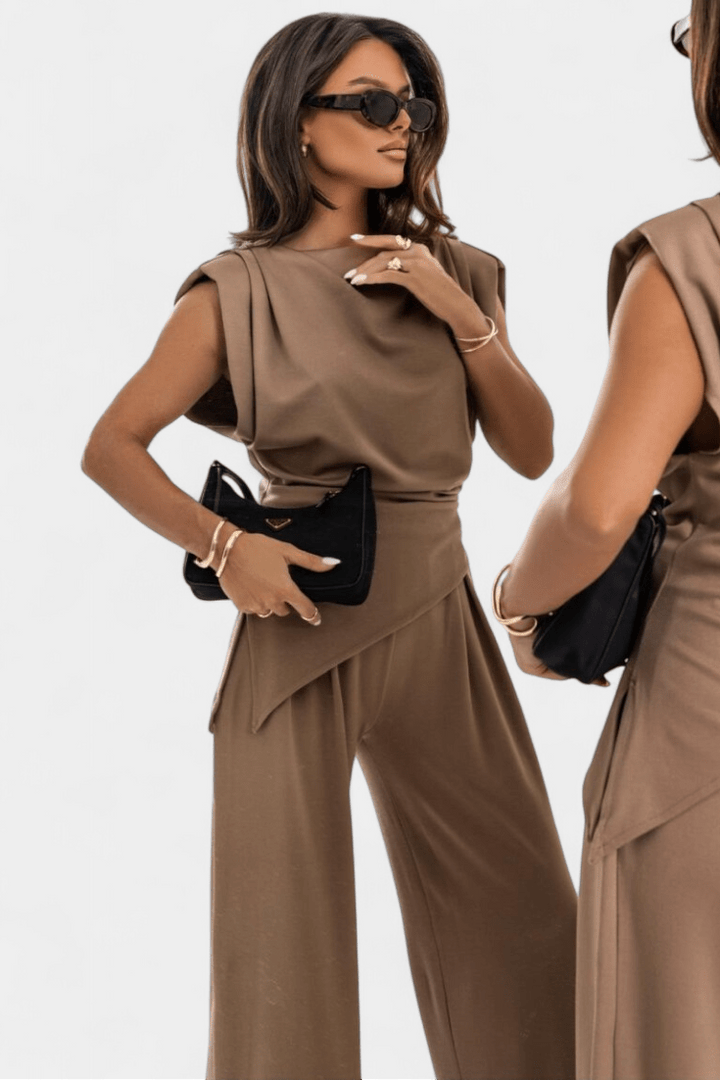 Sofia | Draped Shoulder Set