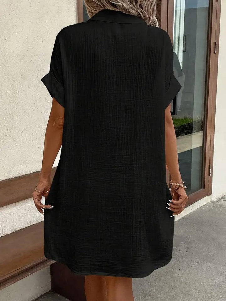 The Timeless V-Neck Blouse Dress