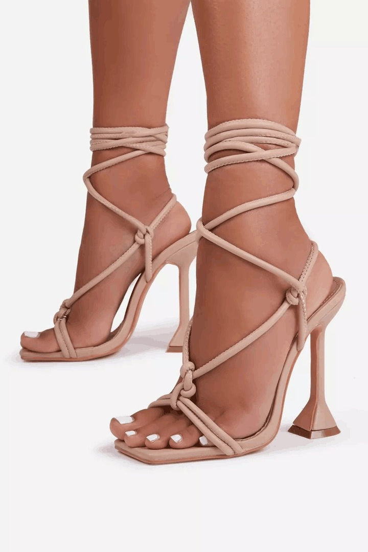 Sofia | Square Open Toe High Heel